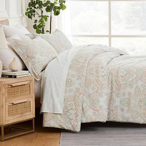 Southshore Fine Living, Inc. Oversized Paisley Duvet Cover King Boho