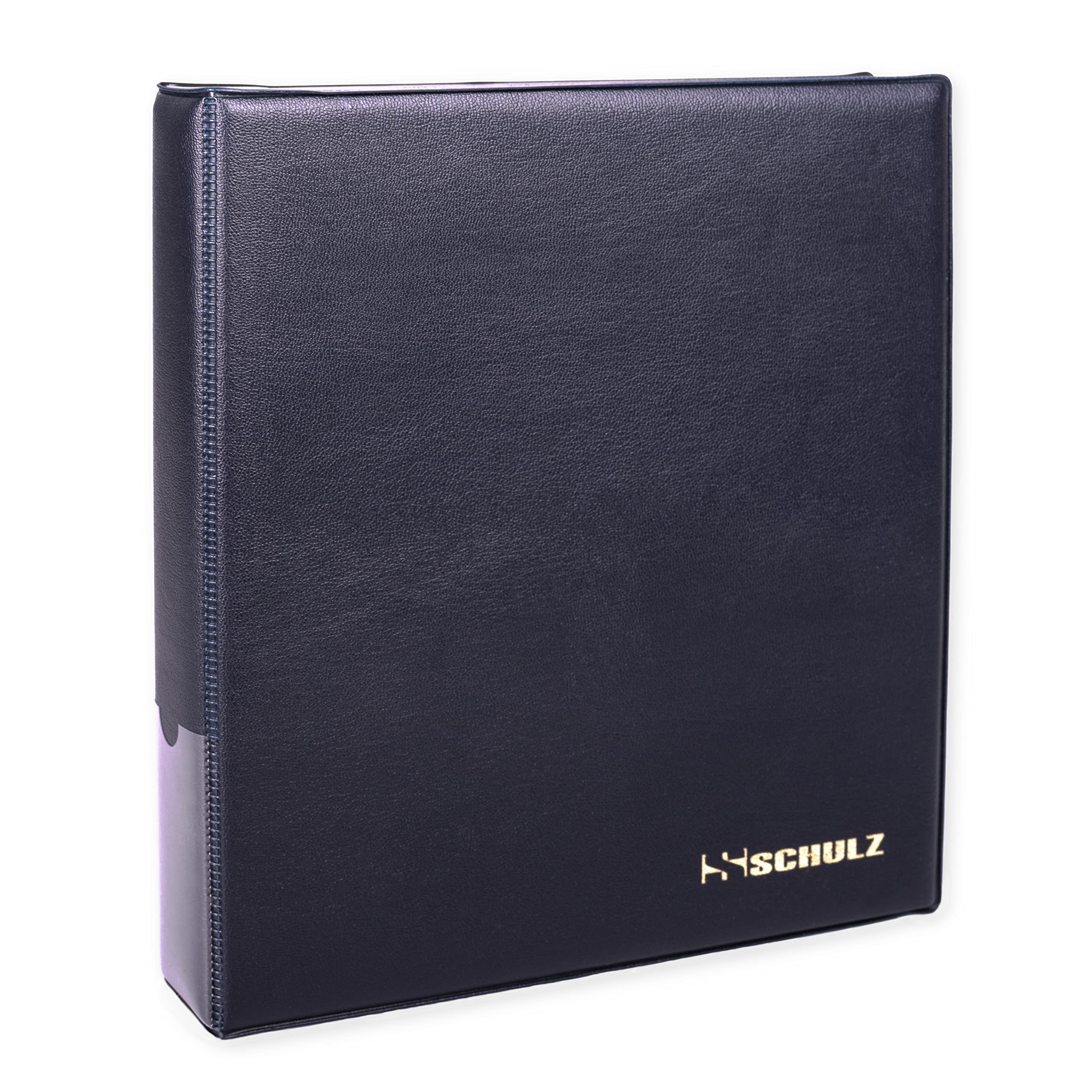 Coin Collection Album – £5, Crown Storage Binder – Collecting Holder - Money Book - Protect and Store 120 Coins - Original SCHULZ Coin Album in Blue