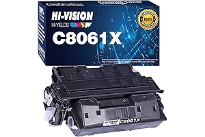 HI-Vision Compatible 61X Toner Cartridge Replacement for HP Laser Jet 4100