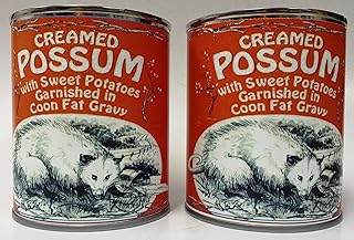 2-Pack of Creamed Possum in Coon Fat Gravy Garnished with Sweet Potatoes