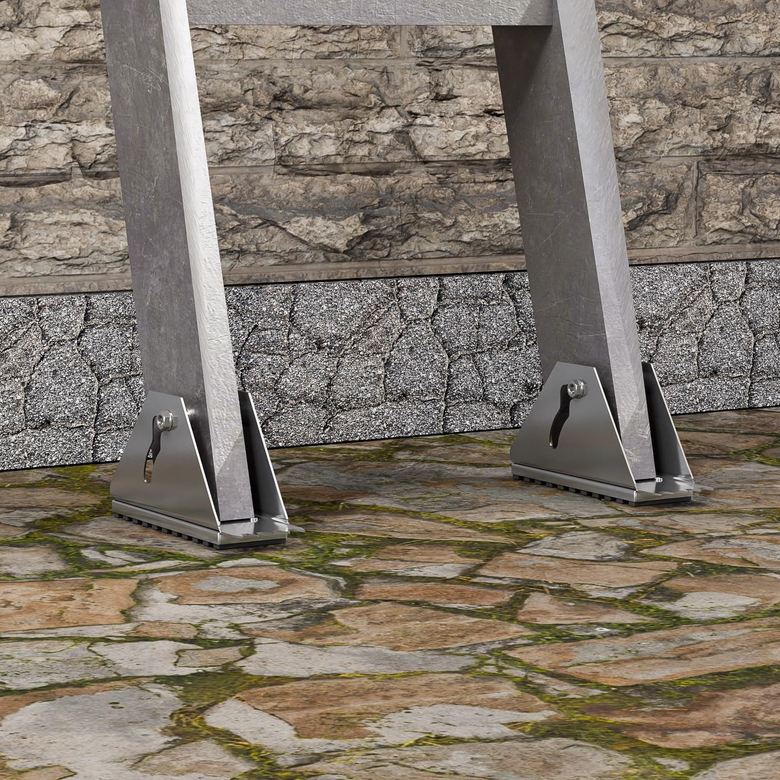 Ladder Rack Foot Kit Snapklik.com : 2-Pack Extension Ladder Feet Kit - Aluminum Ladder Parts