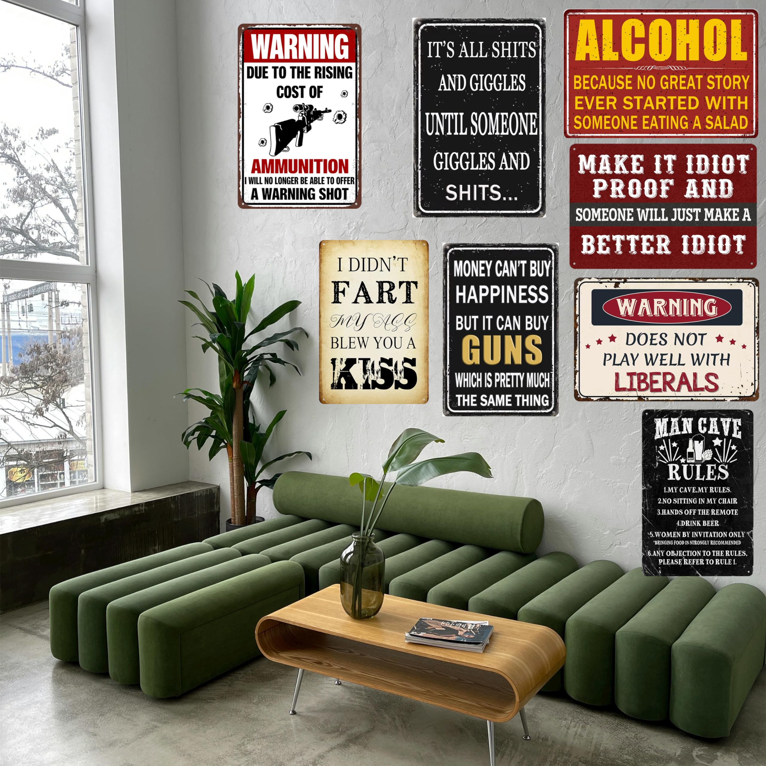 Letrero De Metal Retro De 8 X 12 Pulgadas, Letrero Motivacional De Dinero, Póster Inspirador De Negocios, Arte Moderno Para Decoración De Oficina, Decoración Del Hogar, Póster De Arte De Metal
