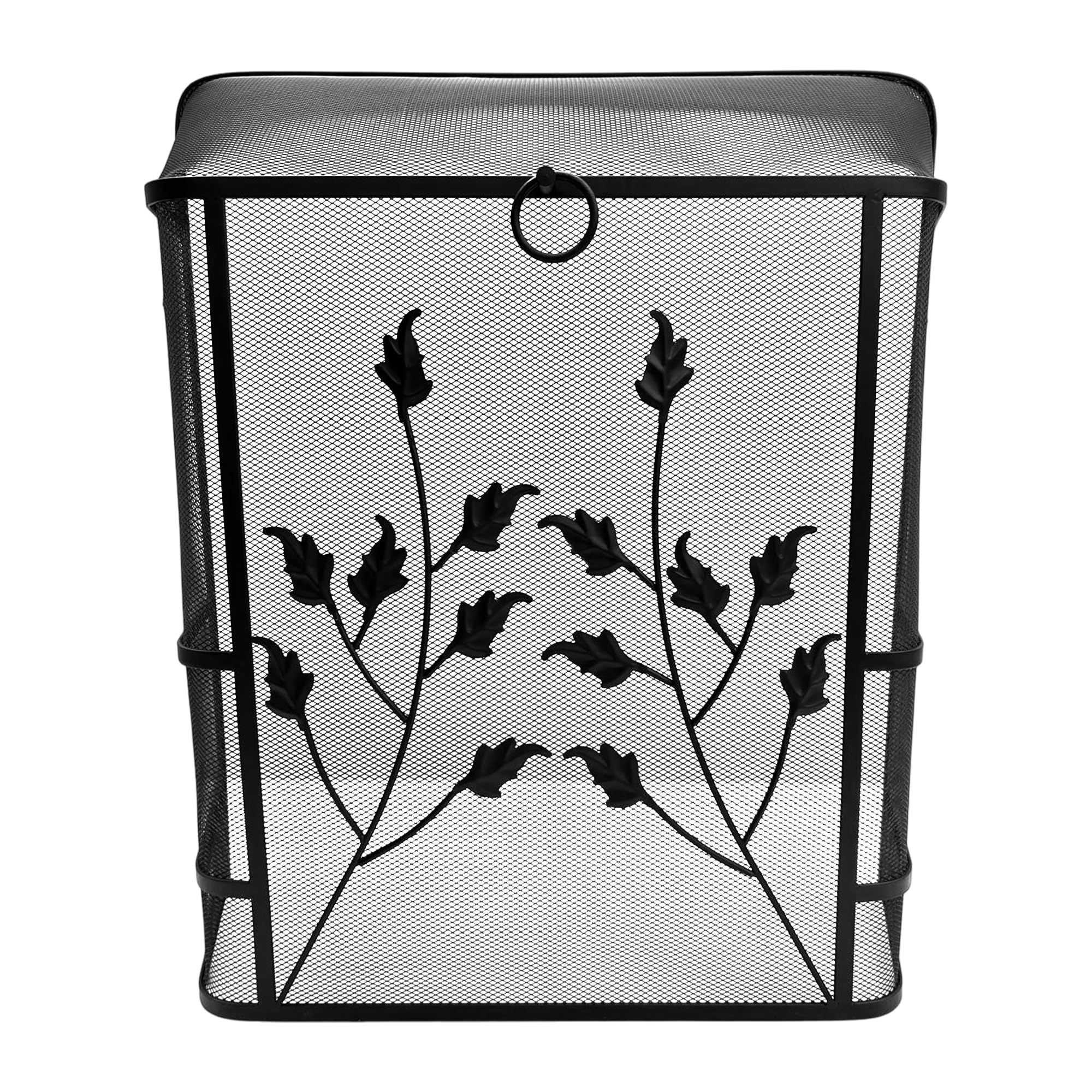 Thorness Black Fire Guard Screen For Open Fires, Wood Burners, And Log Burners - Perfect For Living Rooms