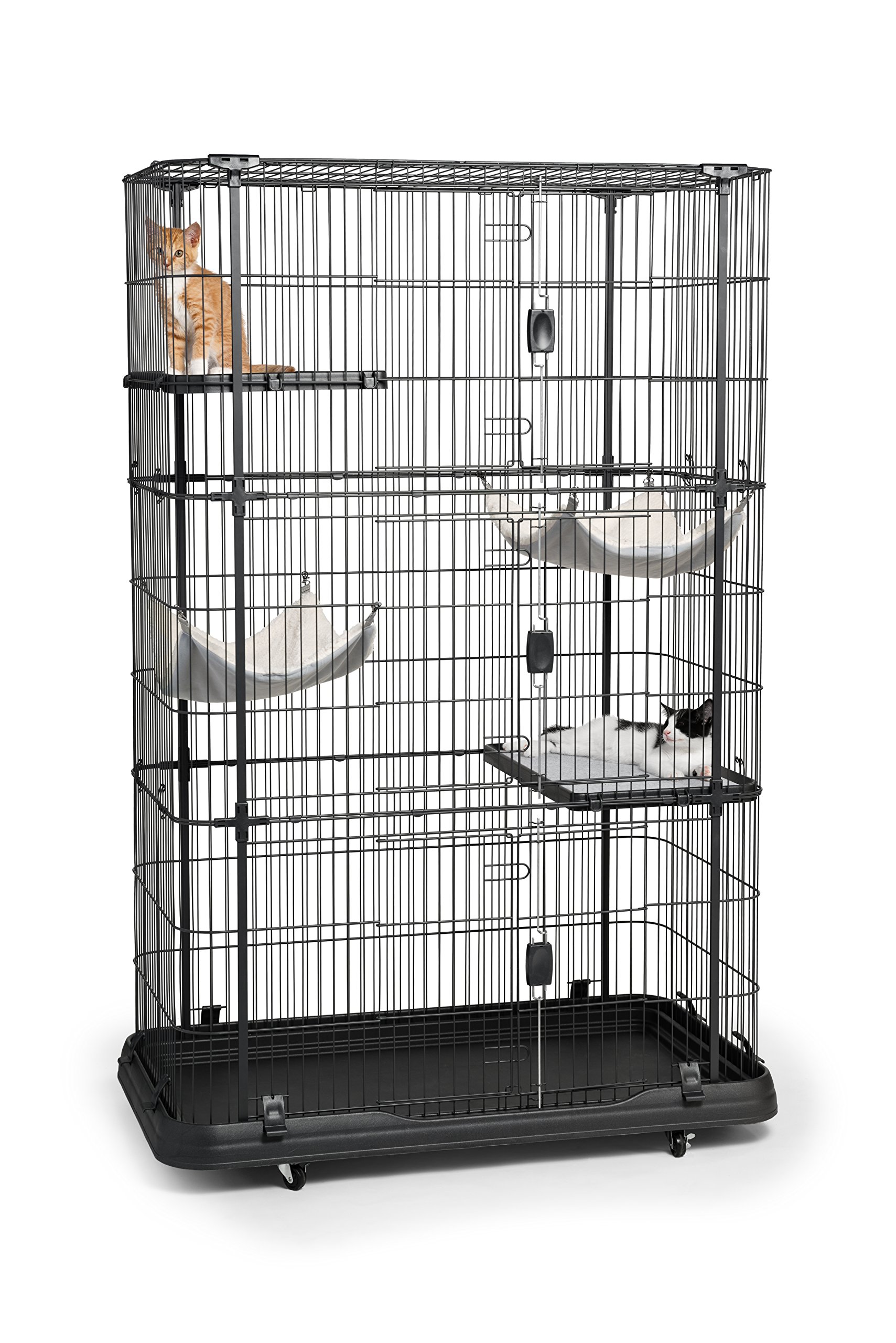 Prevue Pet Products Premium/Deluxe Cat Home, Black Buy Online in