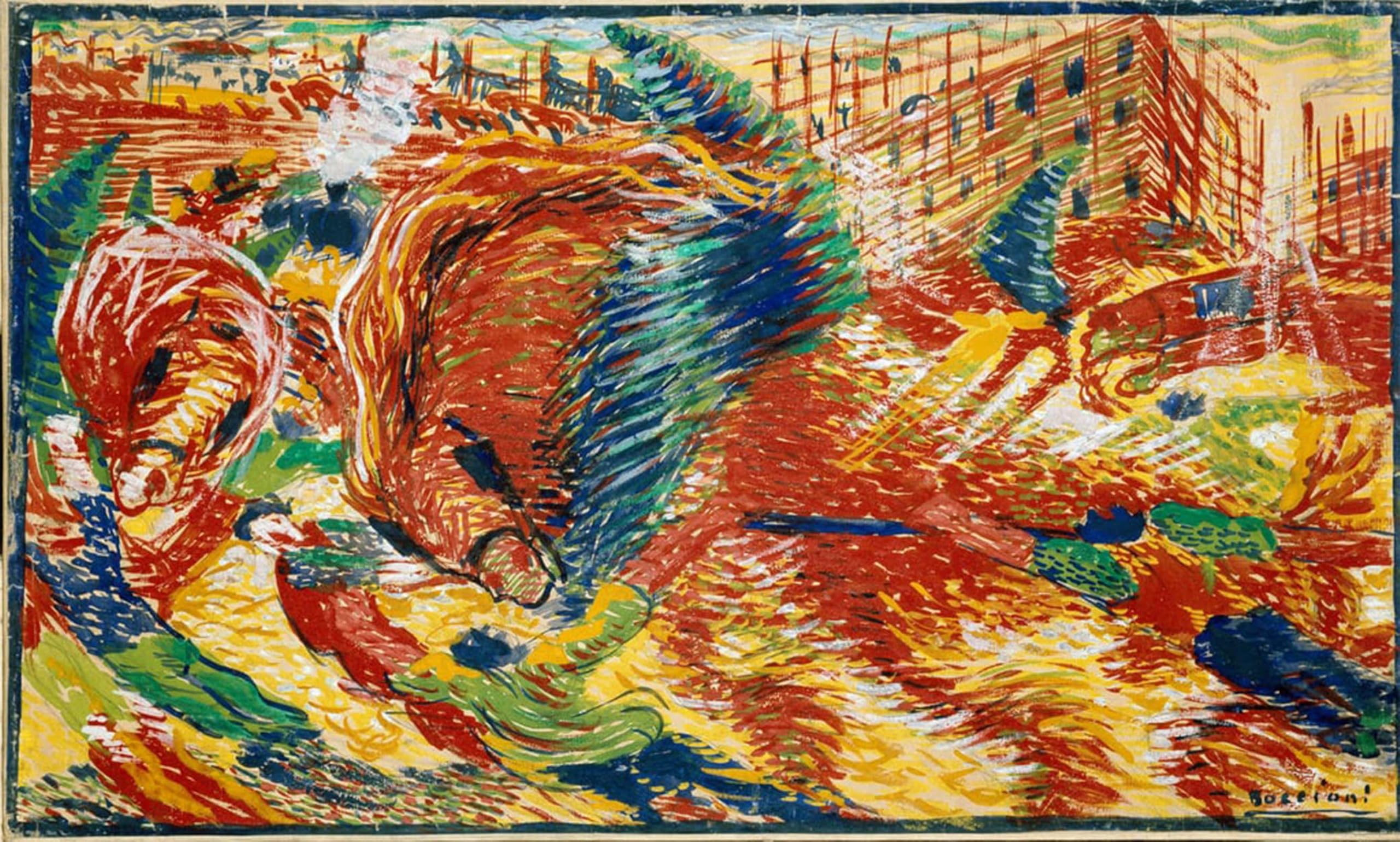 POSTERIIk Famous Animal Posters Vintage Picture the City Rises by Umberto Boccioni Modern Wall Decor for Home Decor 60x90cm