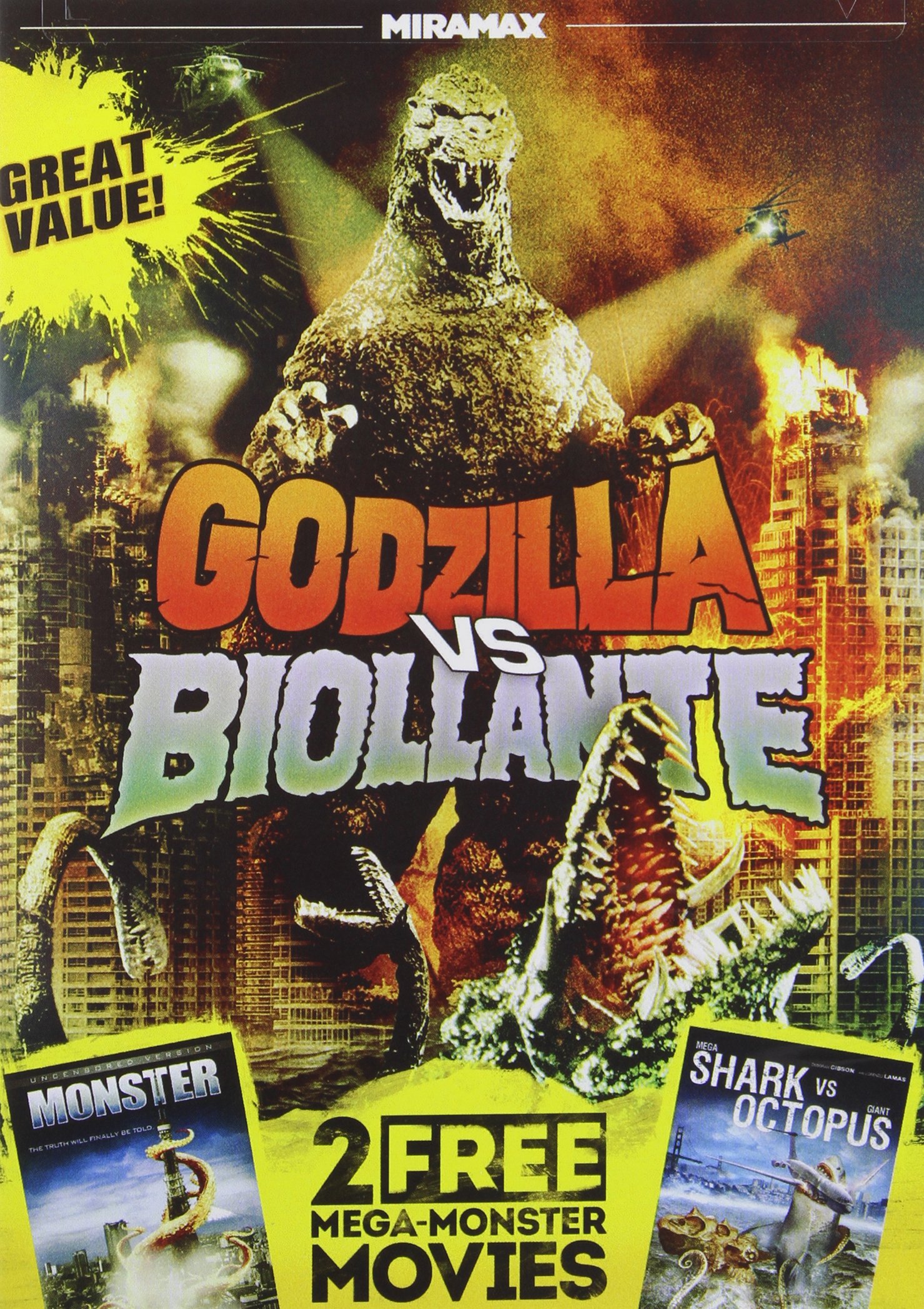 Cover of 3 Mega-Monster Movies /
