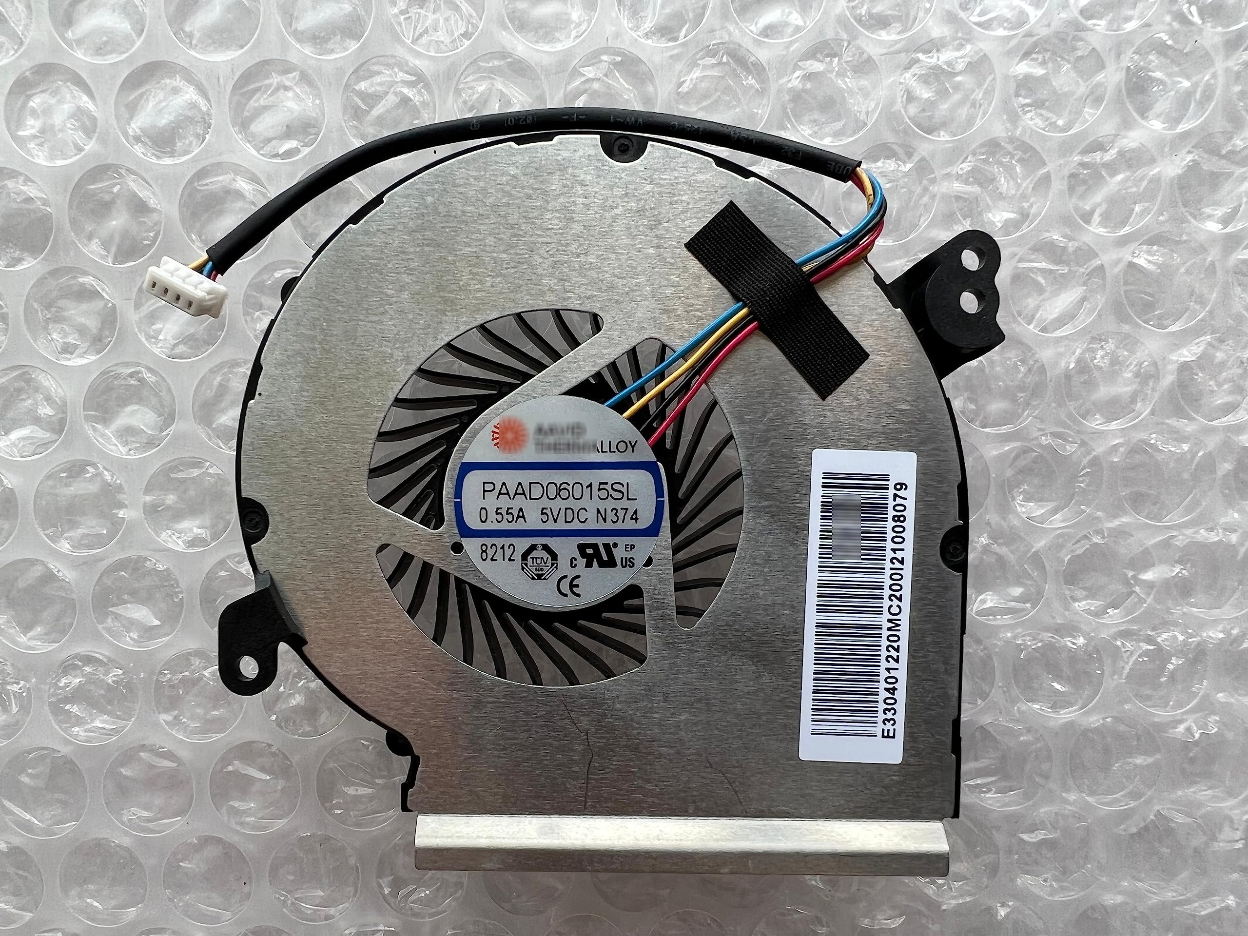 Ventola MSI GE72 / GE72VR / GP72VR (MS-179B) – 4 Pin Originale Aavid PAAD06015SL, Raffreddamento Potente Per Notebook Gaming