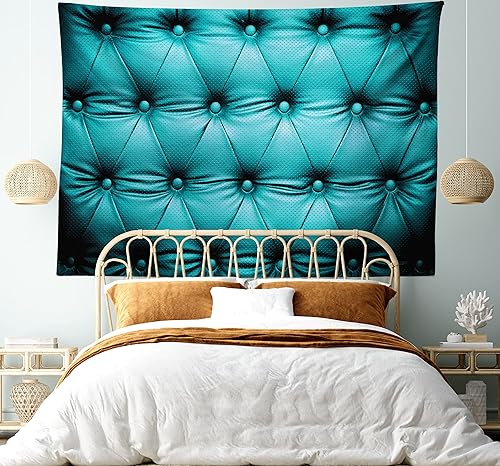 Miniatura 32 de Ambesonne Tapiz Groovy, letras de texto de la paz de los años setenta, ilustración musical de la revolución histórica de igualdad, colgante de pared