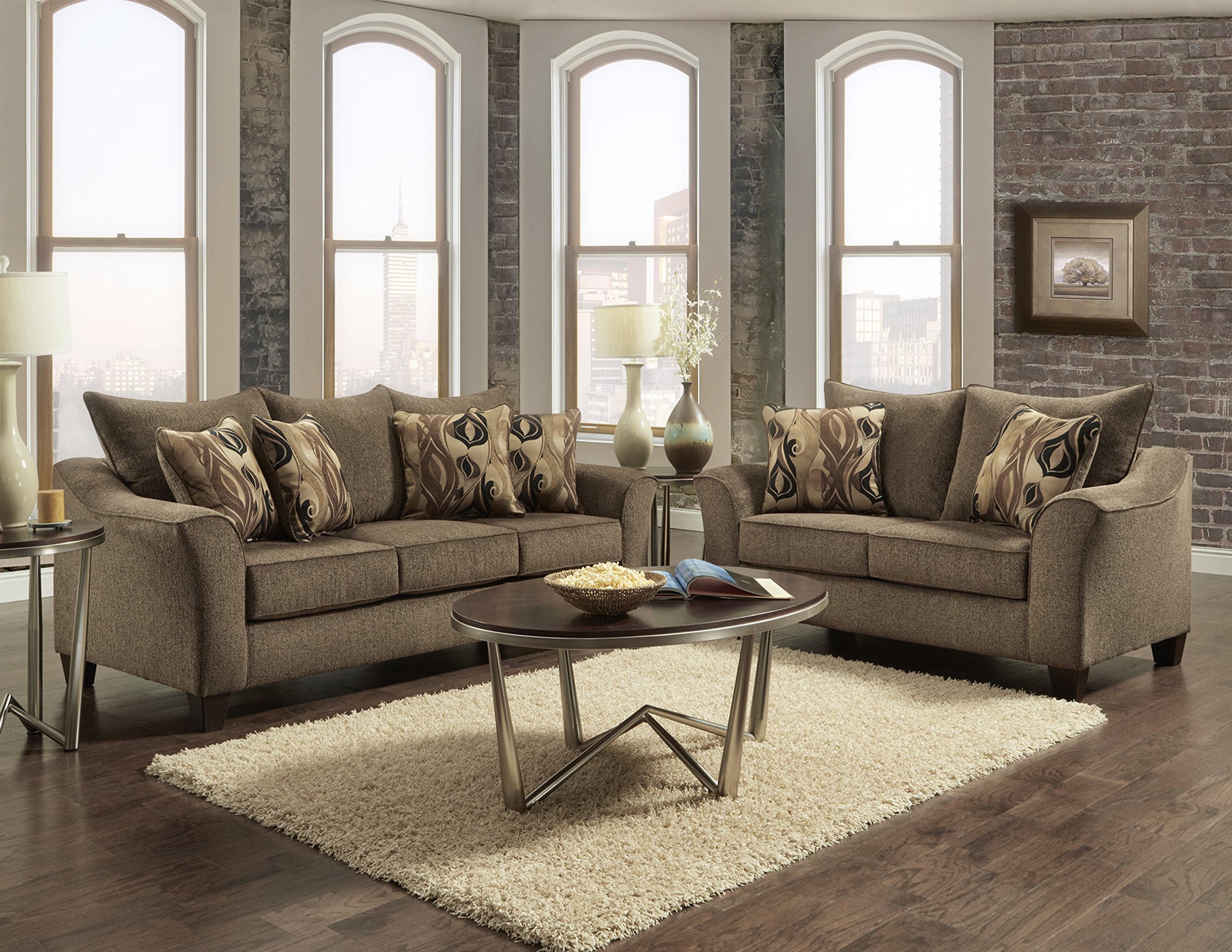 Camero Cafe Sofa And Loveseat Set