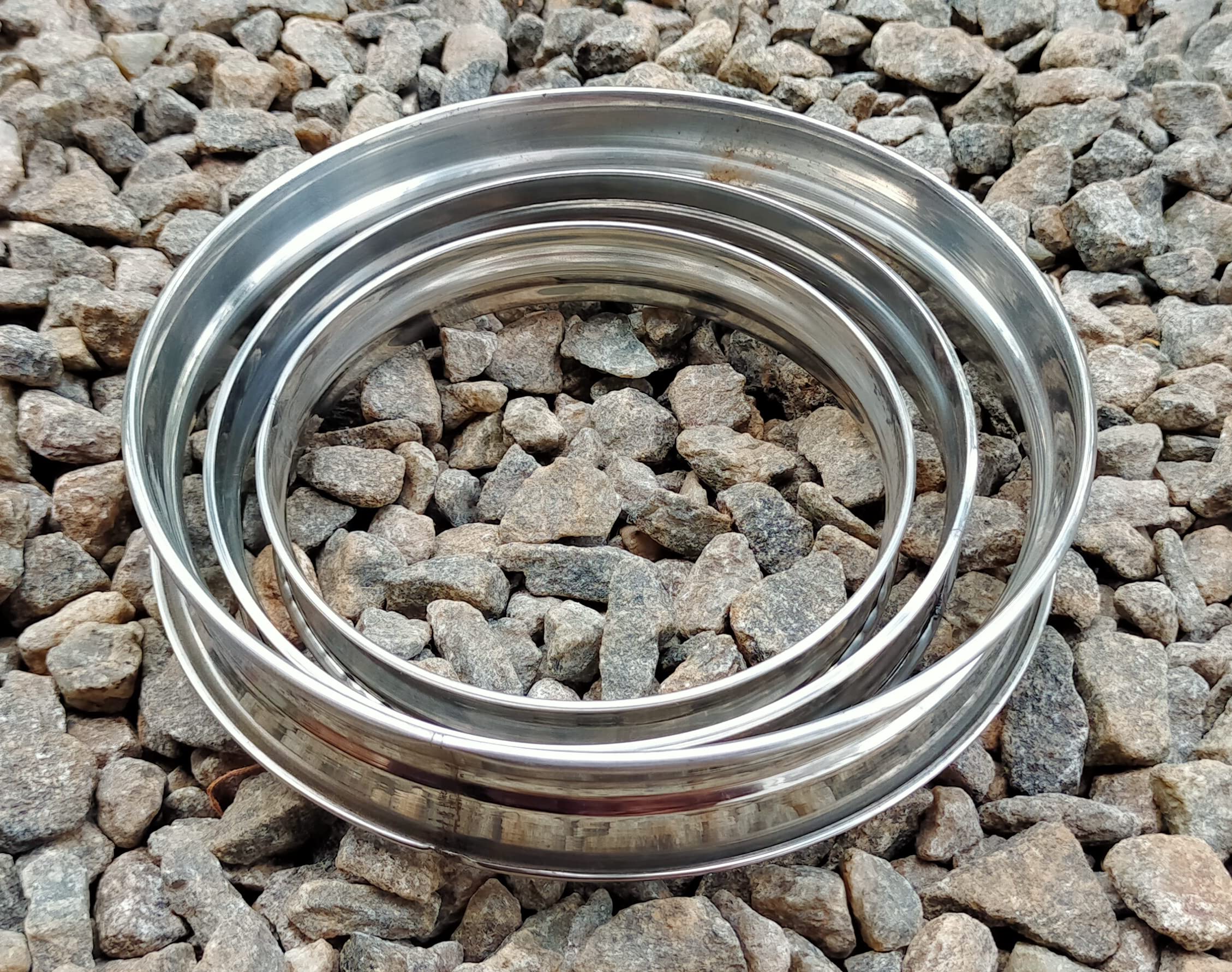 Stainless Steel Patila Ring Set - Heat Protection -9