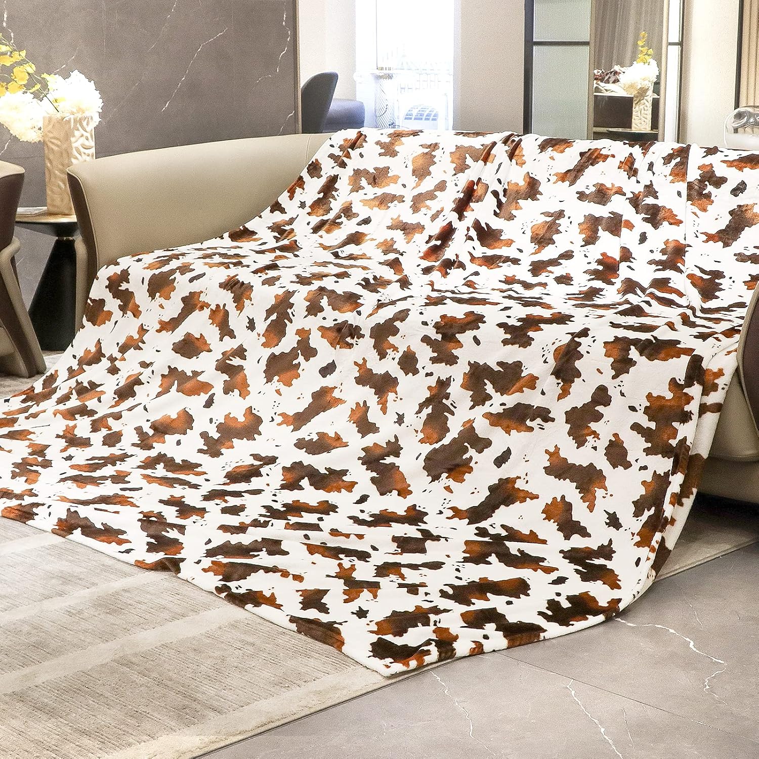 HSEEC Blankets & Throws King Size Soft Fleece Blanket Throw