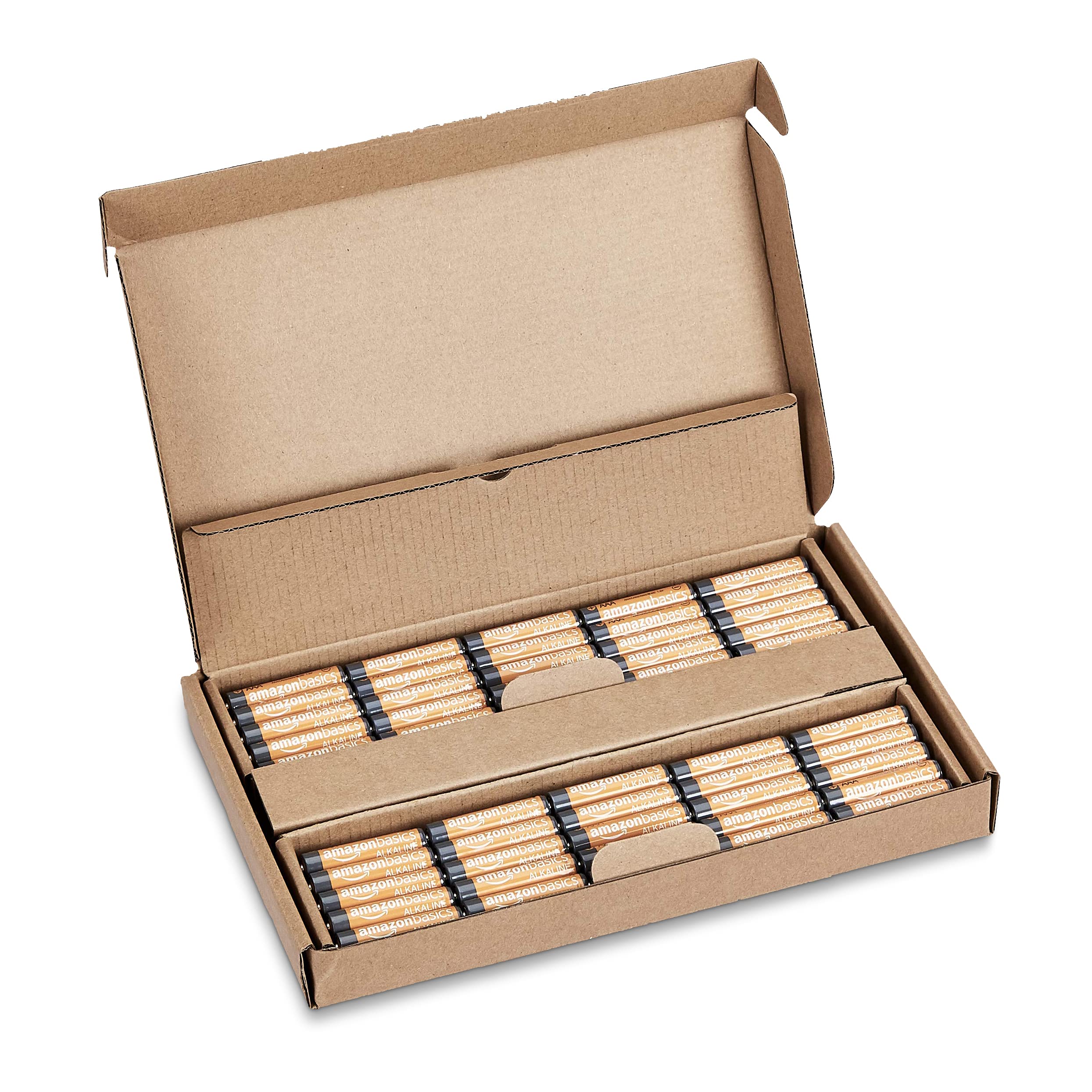 Amazon Basics 100 Pack AAA HighPerformance Alkaline Batteries, 10Year