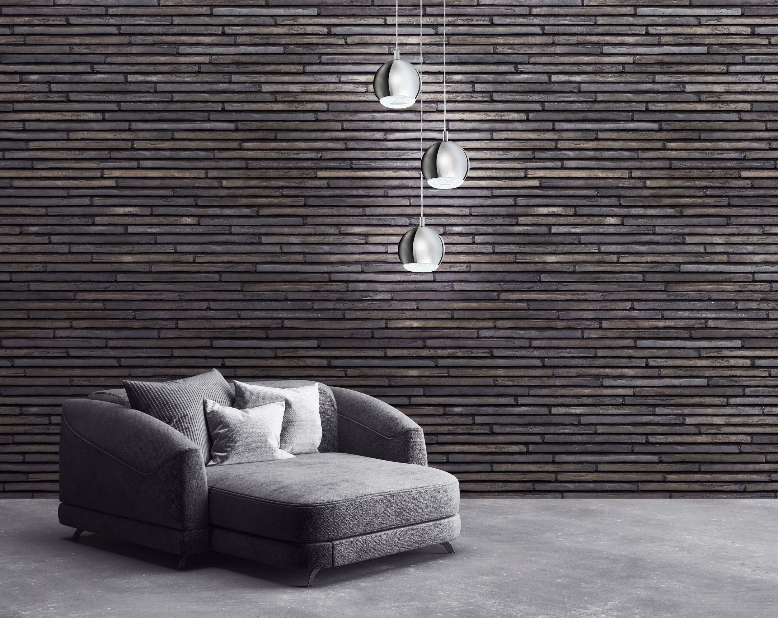 Eglo Lámpara colgante LED Conessa, 3 luces, metal y plástico, para comedor