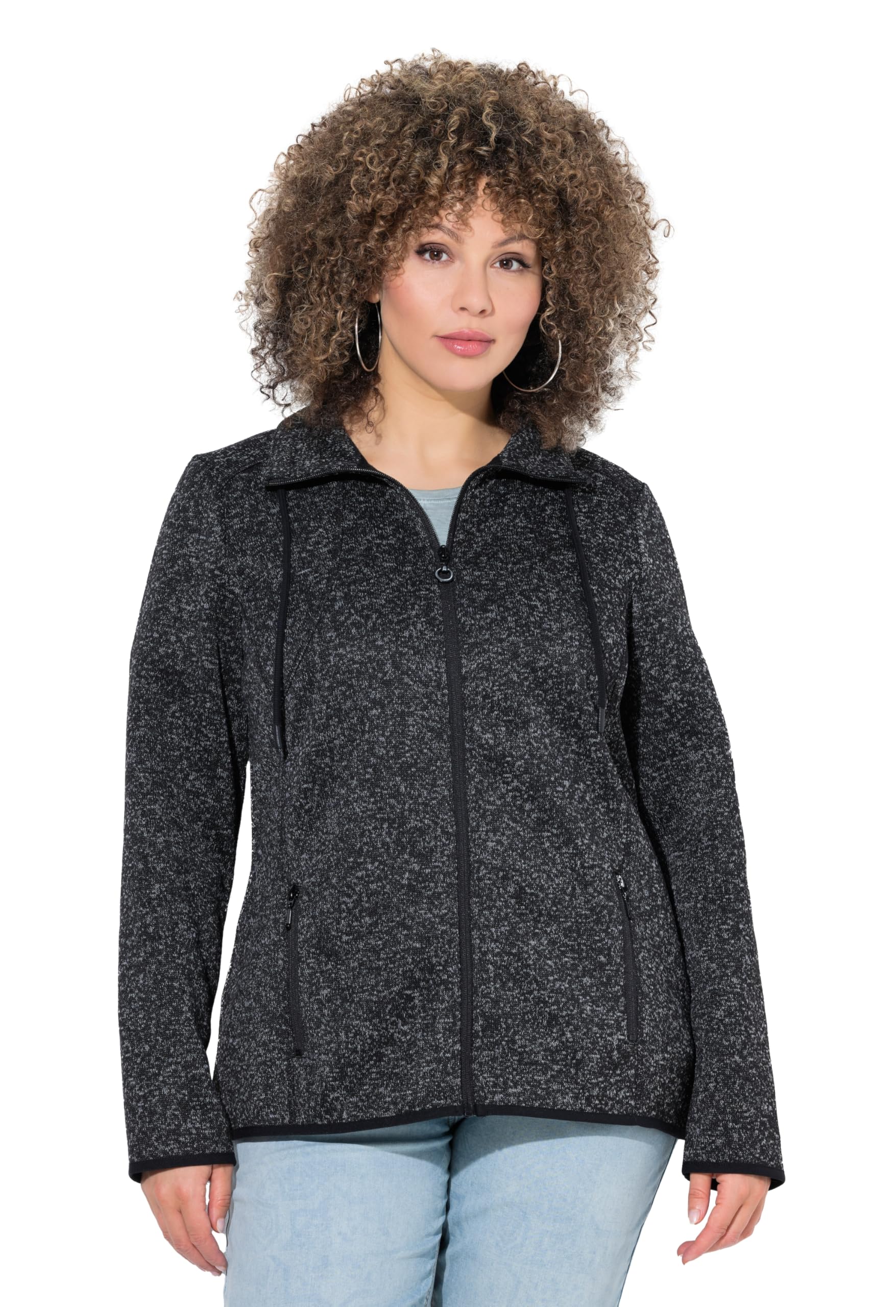 Ulla Popken Damen Sweatjacke