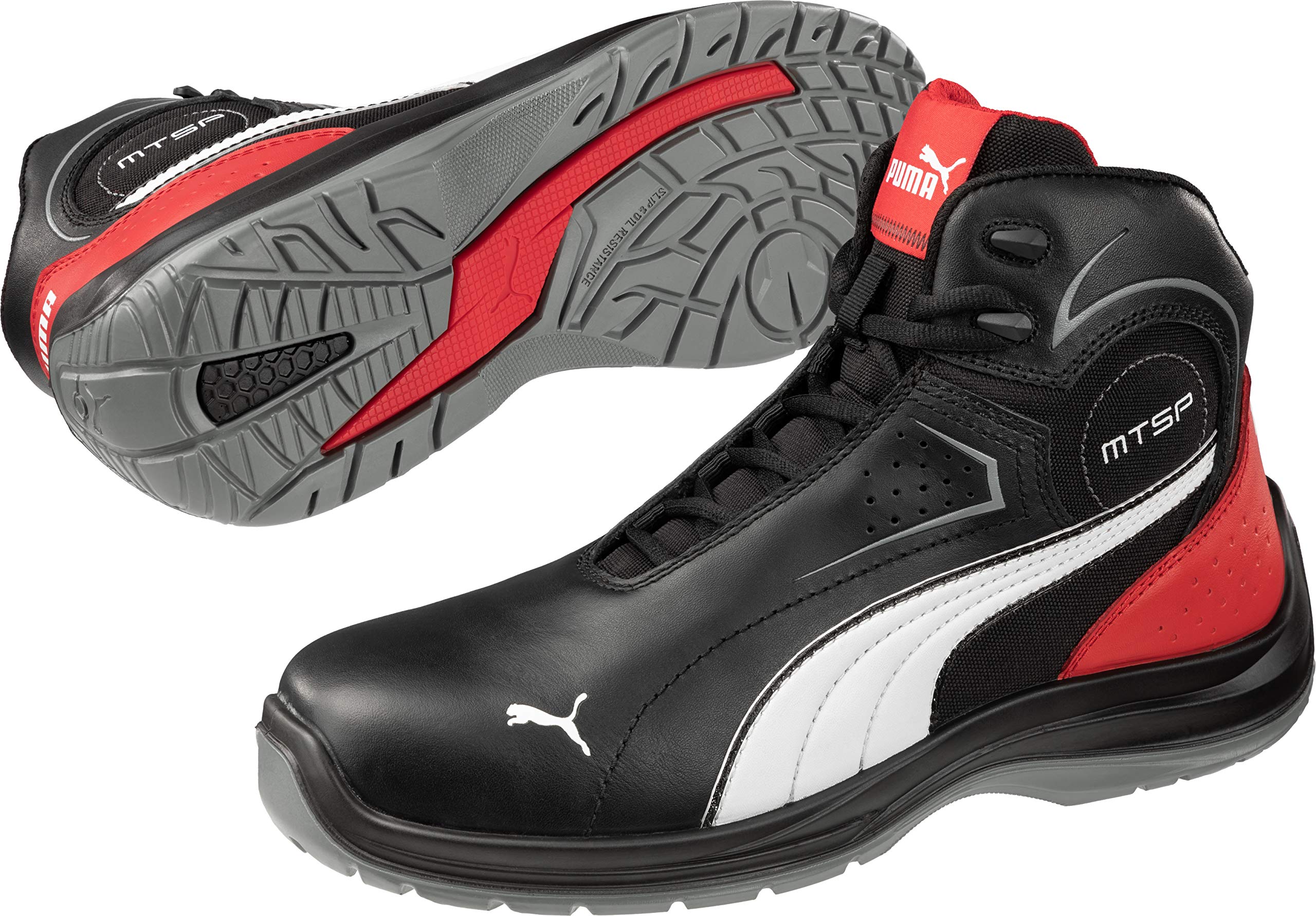 PUMA Safety Touring Black Low Arbeitsschuh Sicherheitsschuh S3 ESD SRC Fiberglaskappe Durchtrittschutz rutschfest metallfrei Unisex