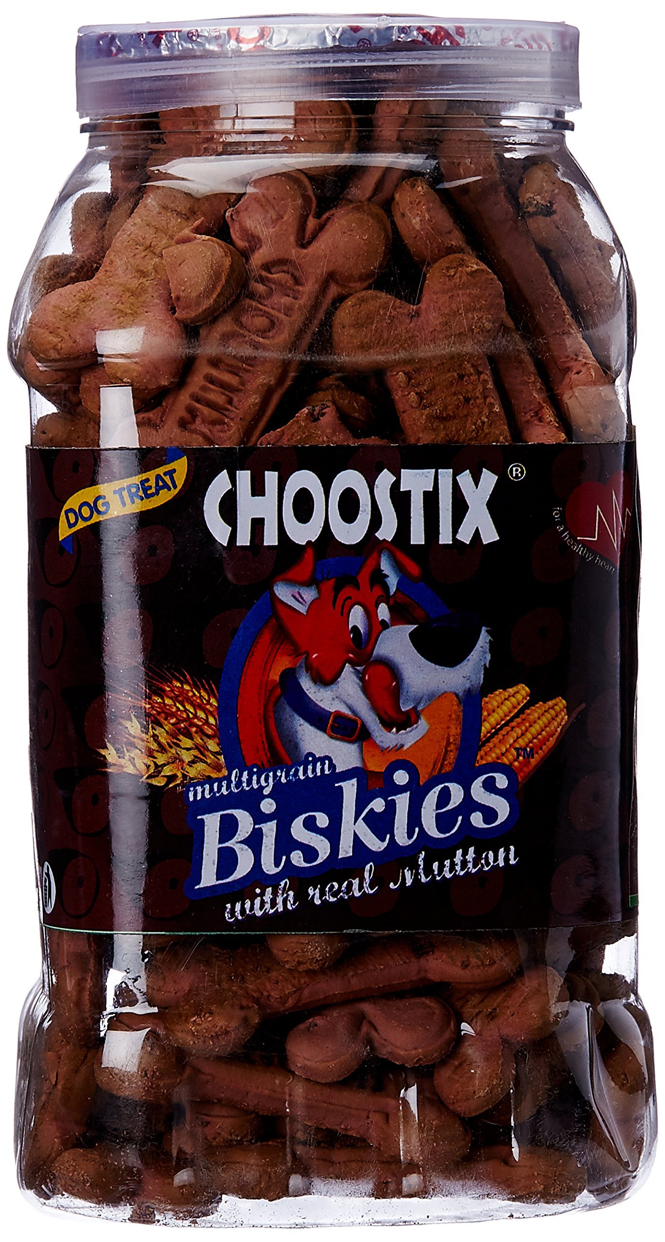 Biskies with Real Mutton Dry Young Adult Dog Treat, 500g (Jar)