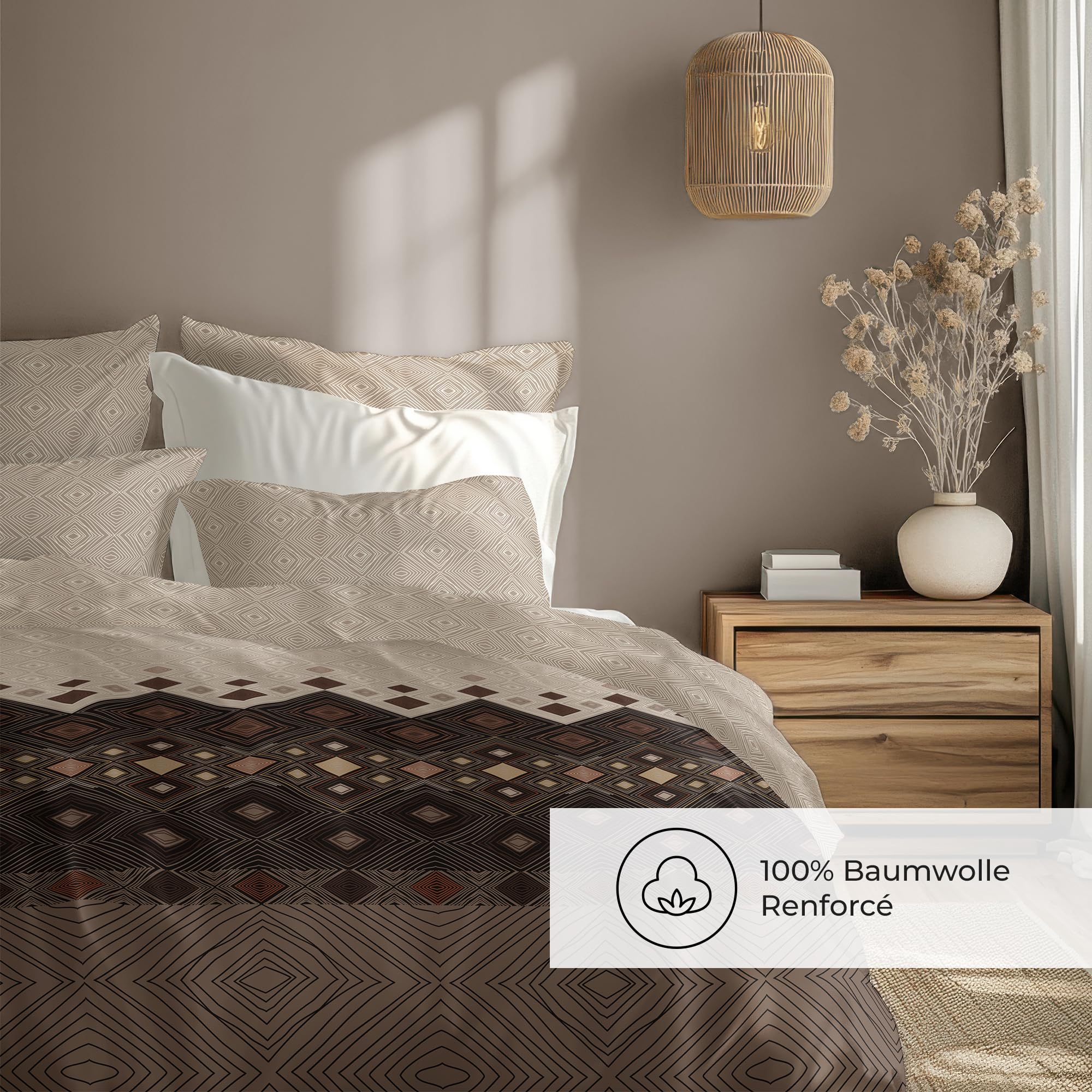 Ropa de cama prémium de 135x200 cm, 100 % transpirable, agradable algodón con cremallera, color turquesa, azul claro, 2 piezas, funda nórdica de 135x200 cm + funda de almohada de 80x80 cm