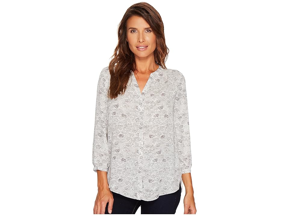 

NYDJ Blouse w/ Pleated Back (Vintage Kimono Sugar) Women's Blouse