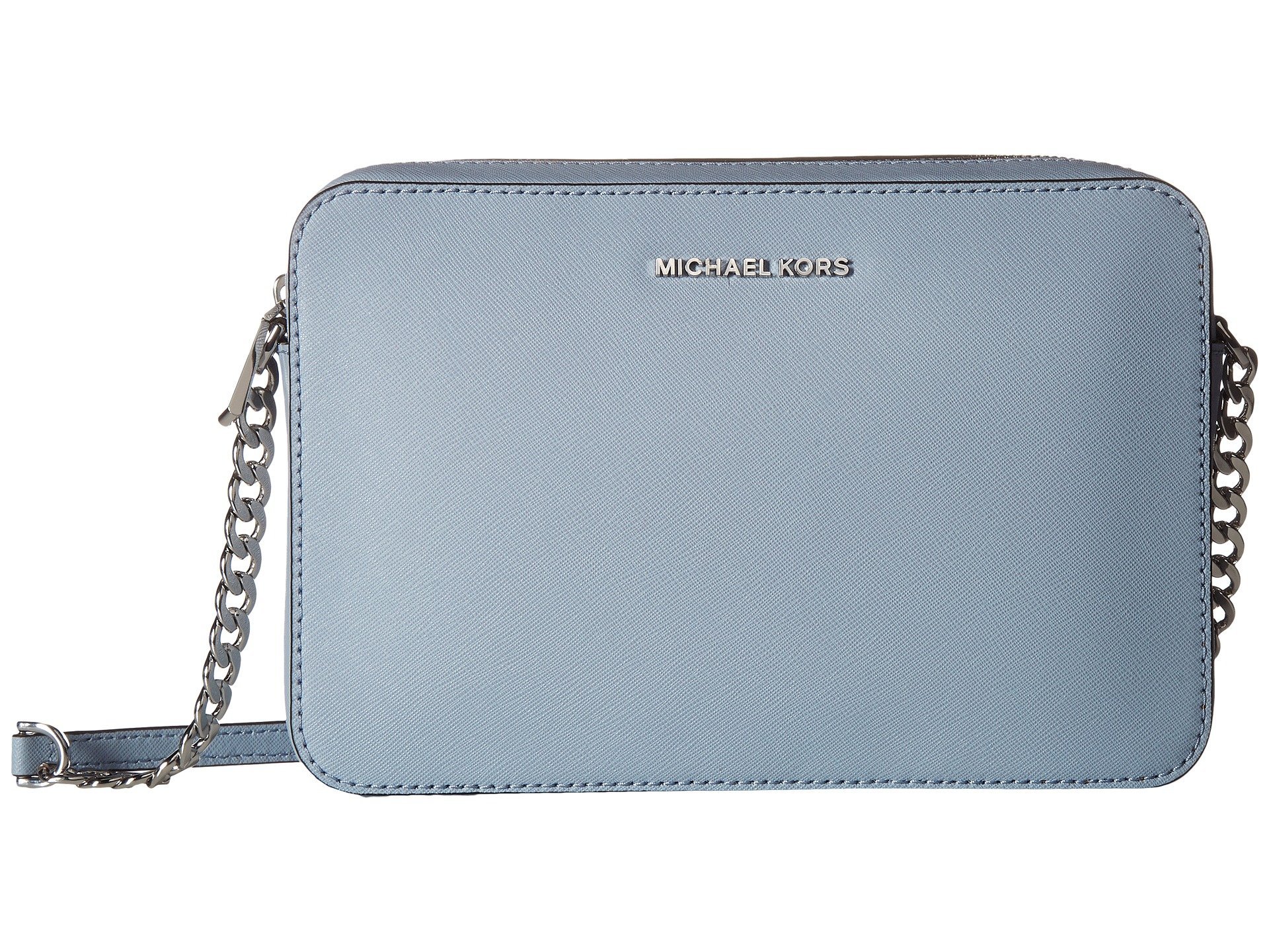 Michael Kors Jet Set Travel Lg Ew Crossbody Leather PALE BLUE