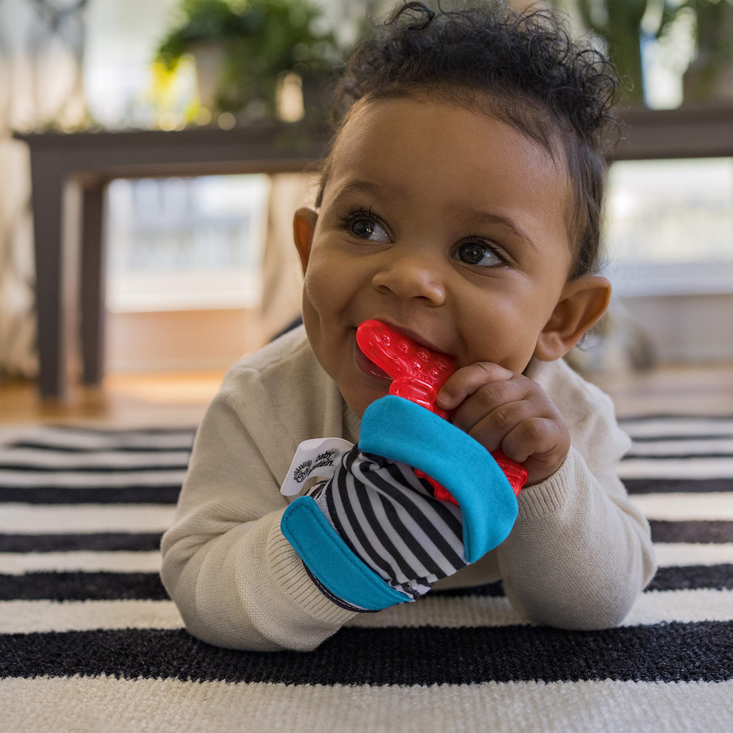 Baby Einstein, Pulsera mordedor Chilly Mitt, para aliviar el dolor producido por la salida de los dientes - sin bisfenol A