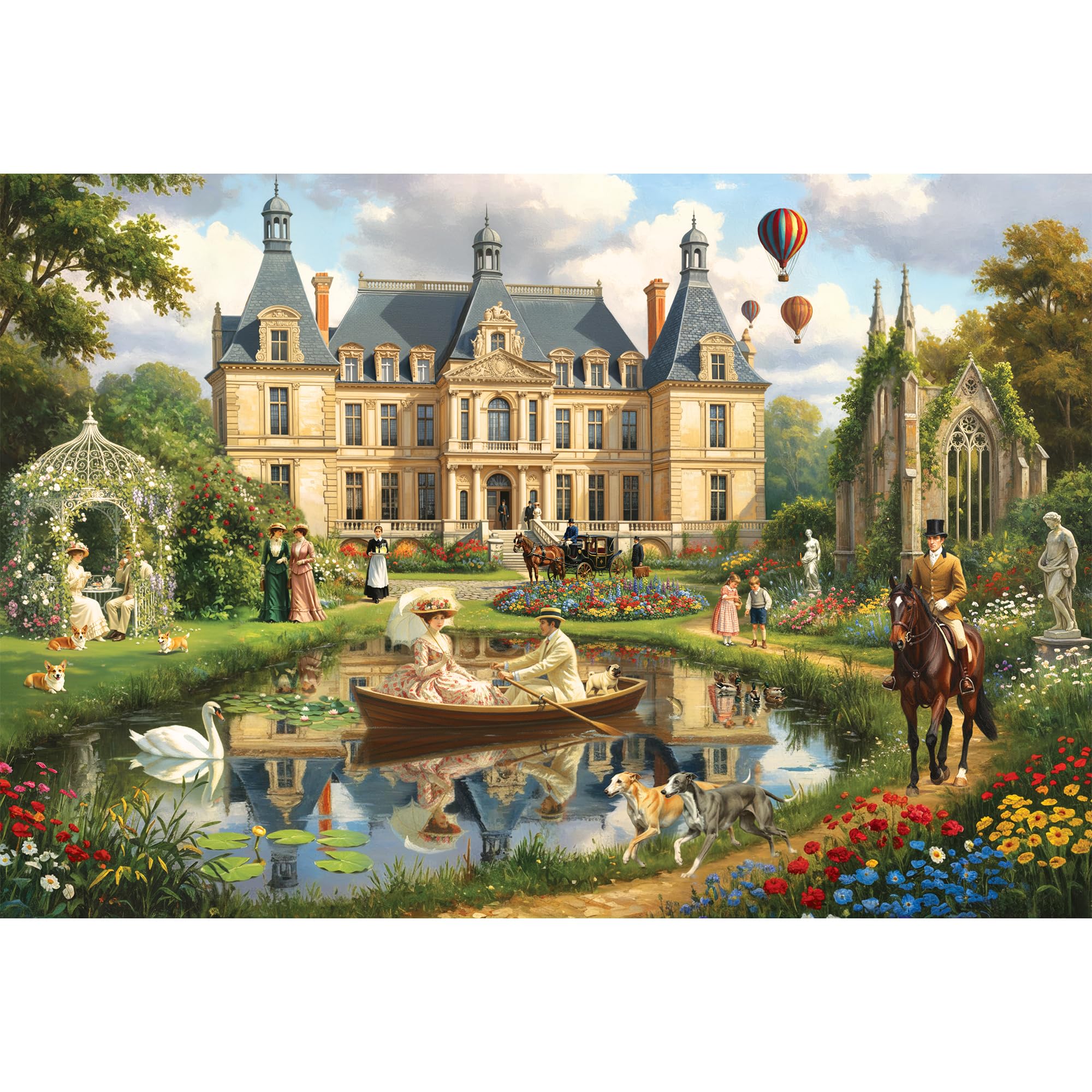 PALACE ジグソーパズル Amazon.com: Trefl - Palace by the Water - 1500-piece Puzzle - DIY