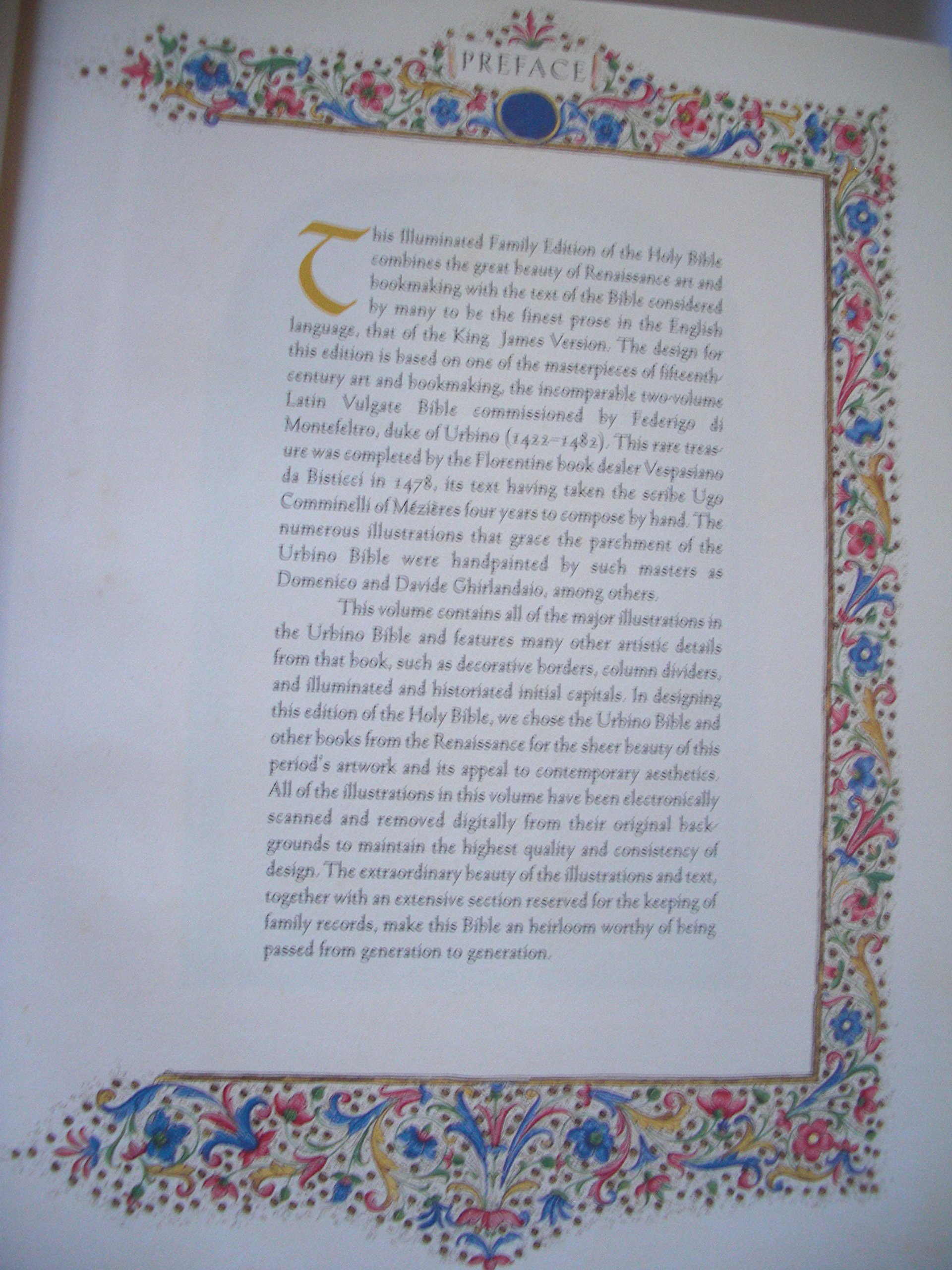 The Holy Bible: Illuminated Family Edition, King James Version, Burgundy - Image 9