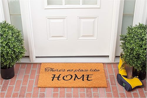 Miniatura 2 de Calloway Mills 121251729 - Felpudo No Place Like Home, 17 x 29 pulgadas, naturalnegro