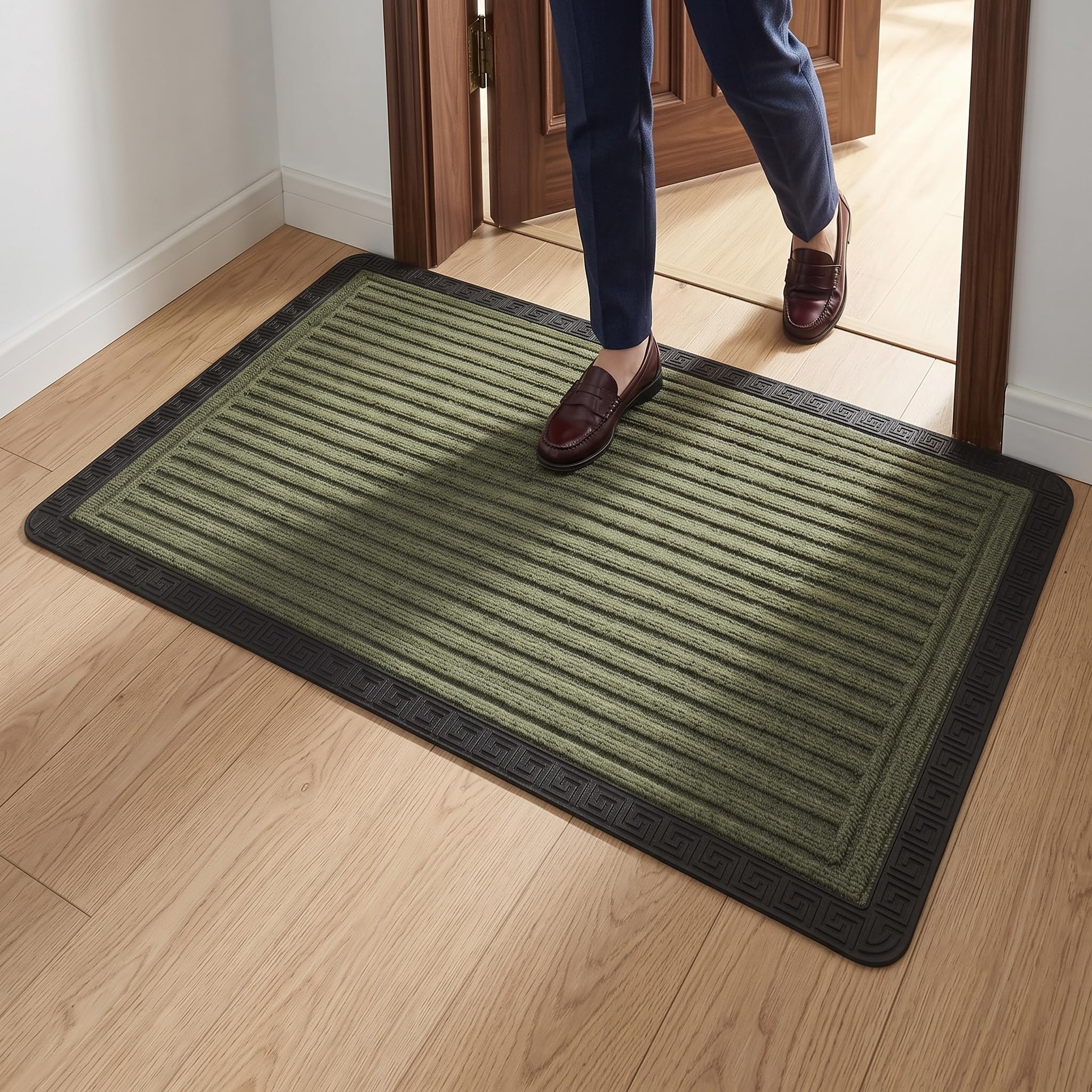 Ishro Home Premium Checkered Doormat - Anti-Skid & Waterproof -11 Ishro Home Premium Checkered Doormat - Anti-Skid & Waterproof -11