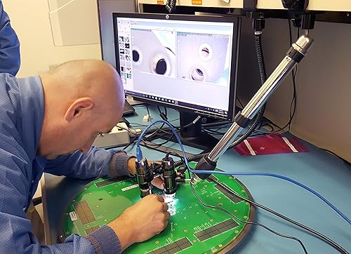 Miniatura 4 de Soporte de posicionamiento versátil para microscopios USB con base de abrazadera en C