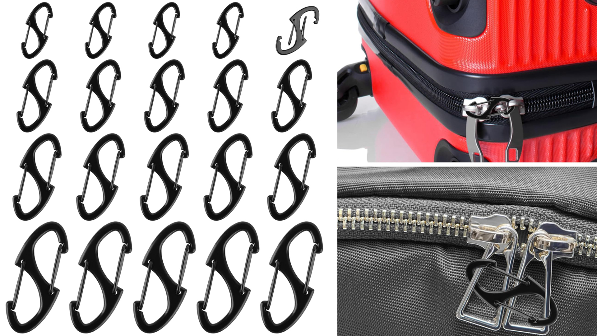 Amazon.com: Zipper Clips Anti Theft, 20 Pcs Zipper Pull Locks for