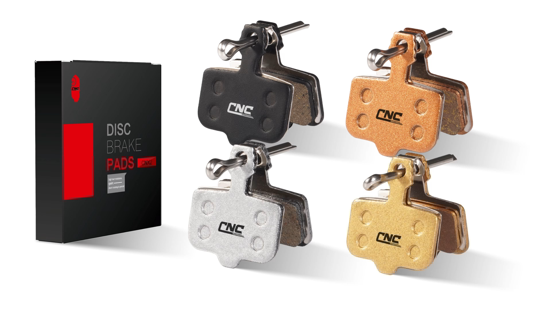 4 Coppie Pastiglia Freno A Disco Per Bicicletta, Pastiglia Freno A - Foto 2