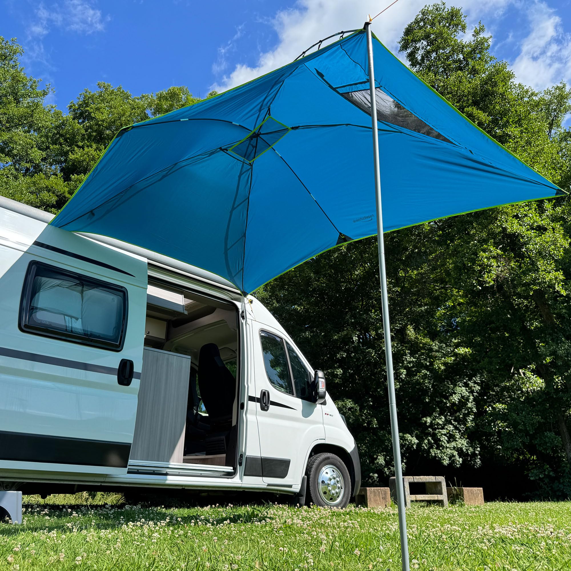 Advan Teardrop Markise Tragbares Sonnensegel für SUV Van Wohnmobil Wohnwagen