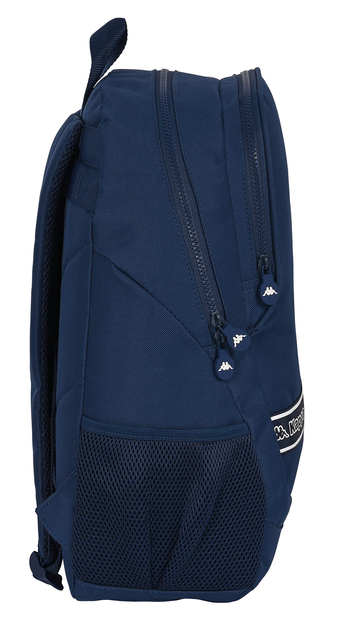 Safta KAPPA Kids' School Backpack | Durable Polyester Bookbag With Padded Straps, 32x16x44cm, Navy Blue