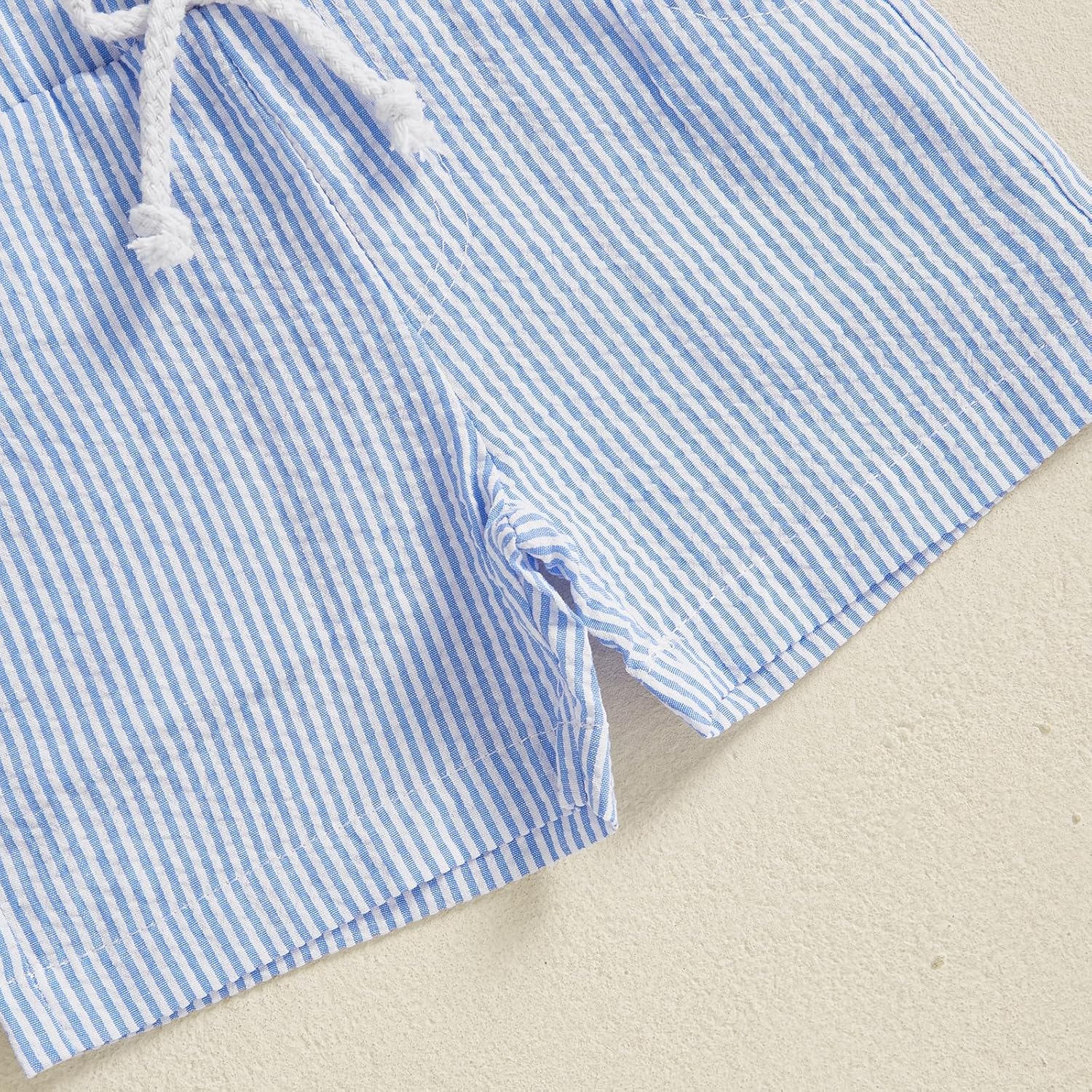 BemeyourBBs Toddler Baby Boy Summer Clothes Funny Letter T Shirt Elastic Waist Pockets Shorts Set 2 Piece Outfit - Image 6