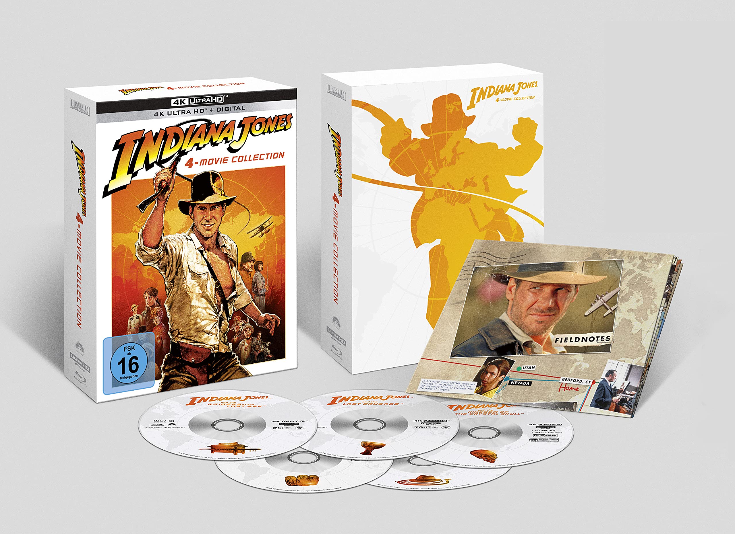 Indiana Jones - 4-Movie Collection / 4K Ultra-HD Blu-ray / Limited Digipack (4K Ultra-HD)