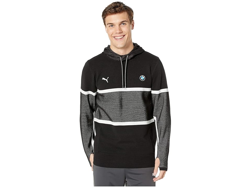 

PUMA BMW Evoknit Midlayer (PUMA Black) Men's Clothing