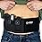 Belly Band Holster for Concealed Carry, Belly Gun Holster for Men Women, Waistband Holster, Airsoft Holster Fits Glock 19 17 42 43, Smith Wesson, Taurus, Ruger (M (40 and Under), Right)