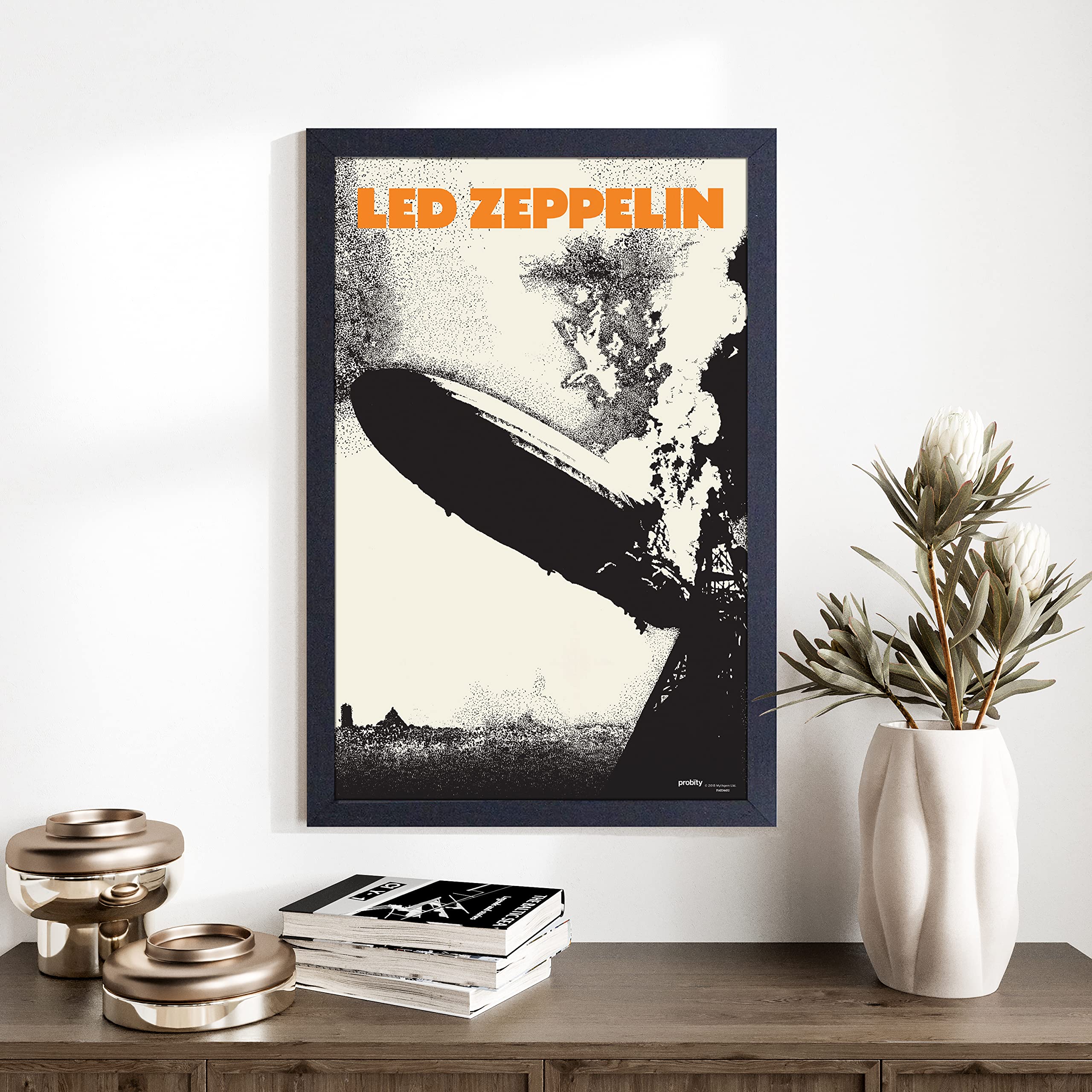 Pyramid America Led Zeppelin - Led Zeppelin Framed Poster Print