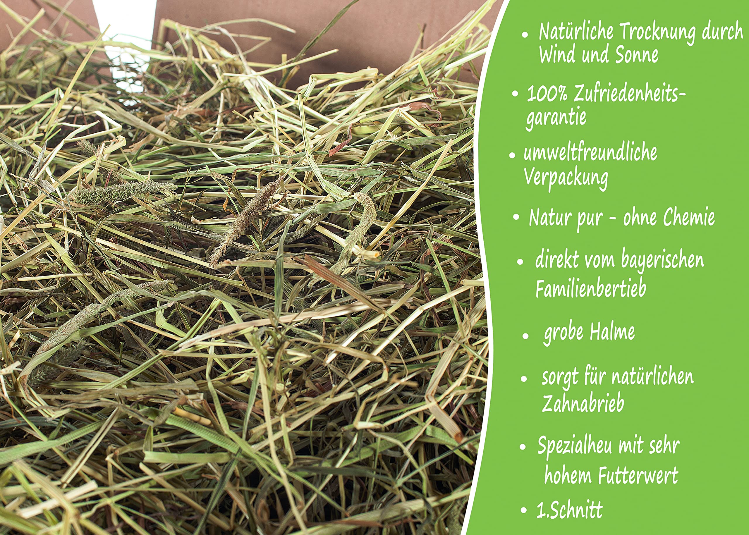 15kg frisches Timothy Heu Heuballen 1.Schnitt direkt ab Hof Futter für Meerschweinchen Kaninchen Nager Hamster Hasen