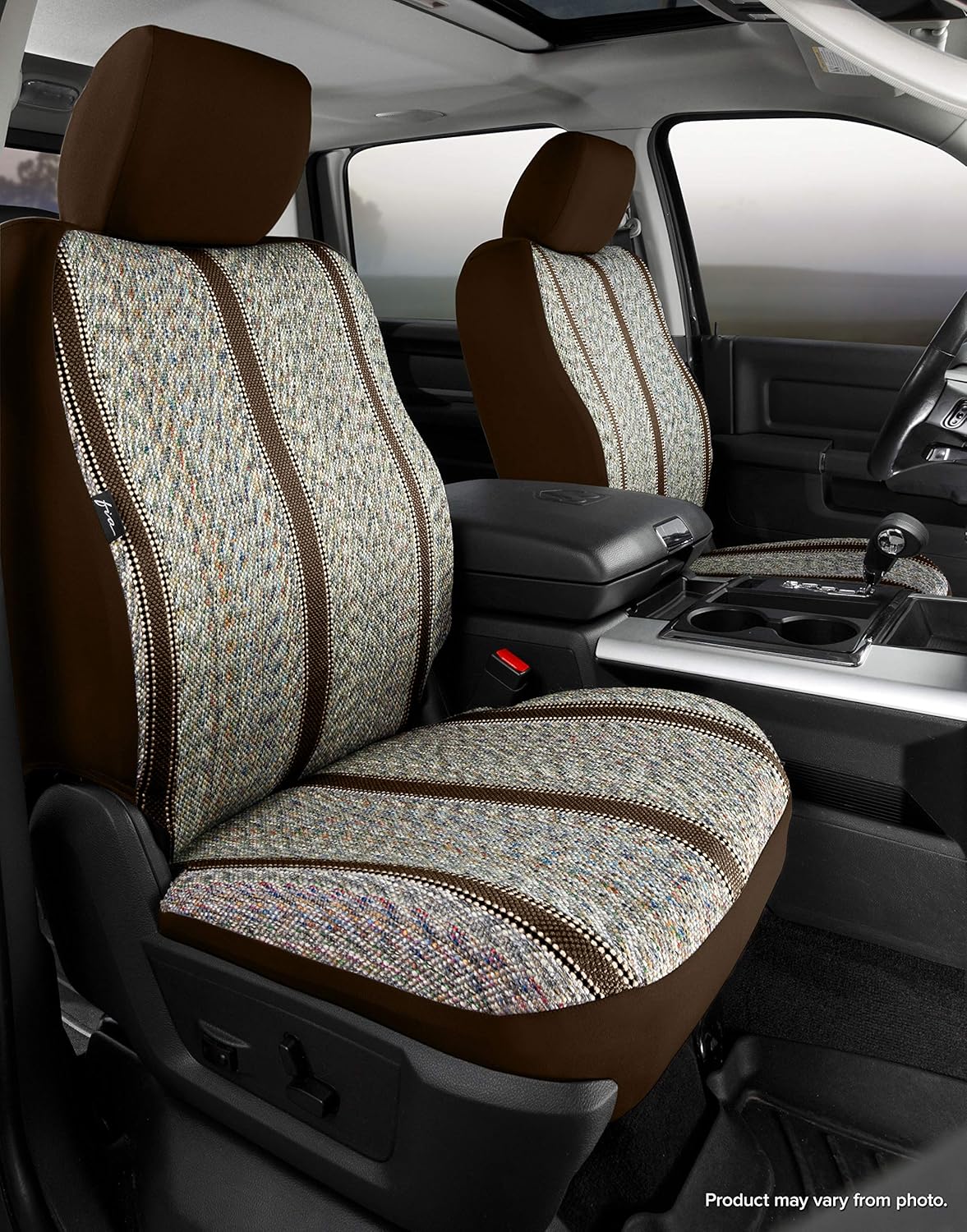 Fia TR47-11 BROWN Custom Fit Front Seat Cover Bucket Seats - Saddle Blanket, (Brown)