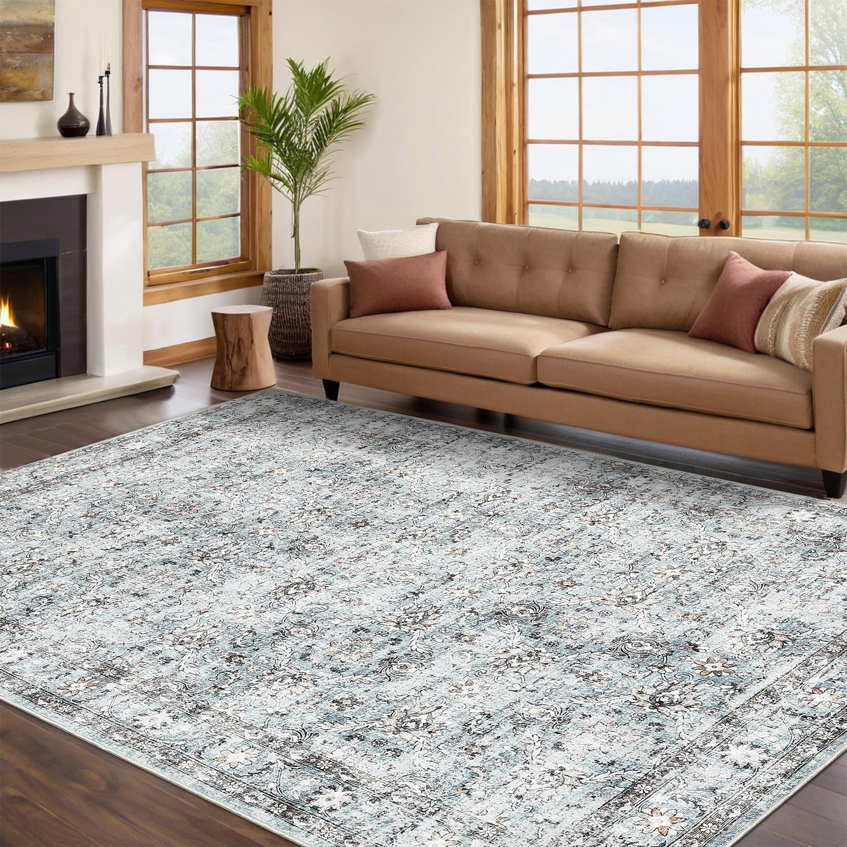 GarveeHome Washable Rug 10x13