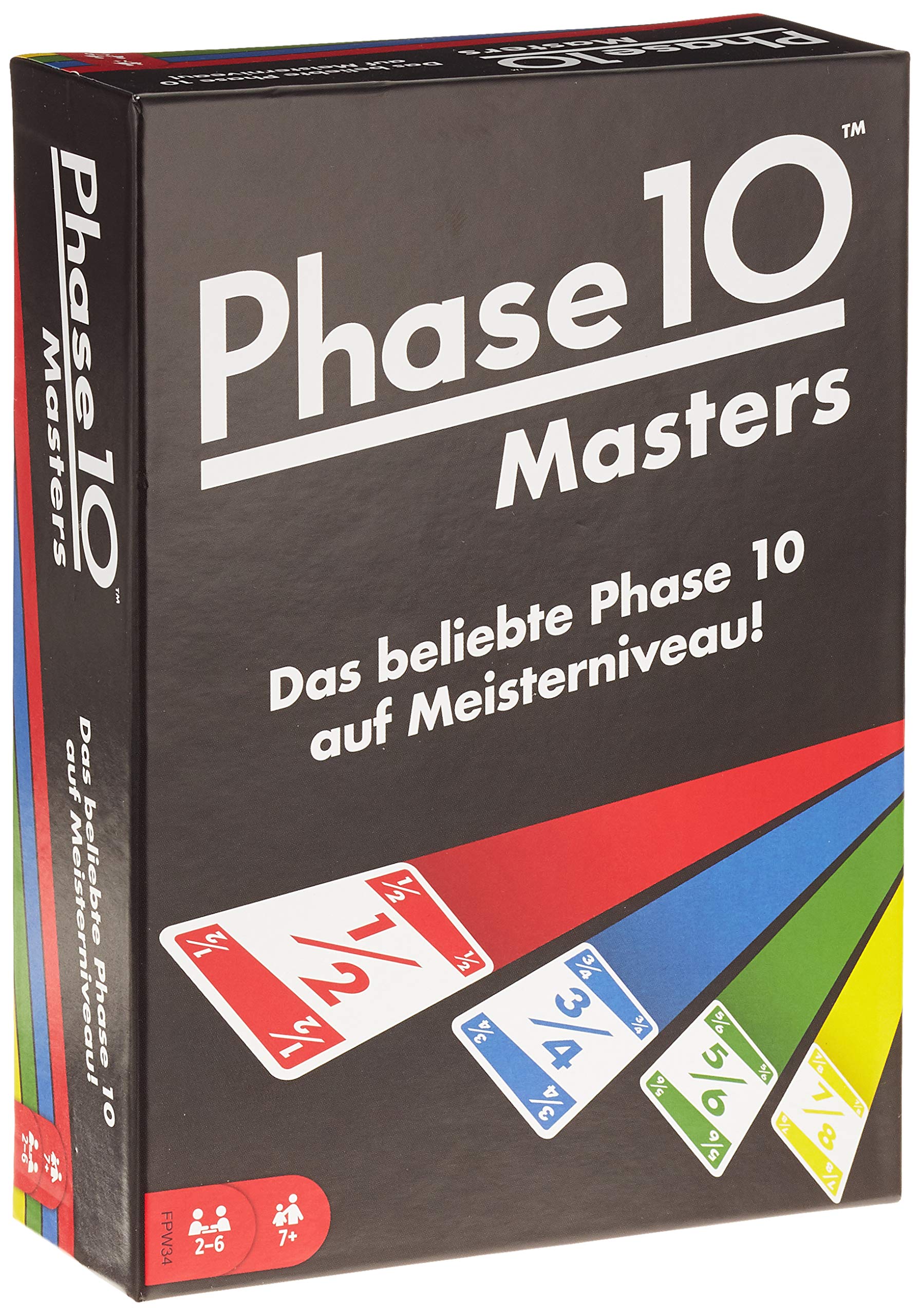 Mattel Games FPW34 Phase 10 Masters Card Game (Cover May Vary) for 7 Jahre to 99 Jahre