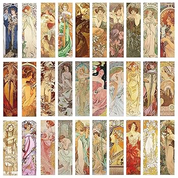 アルフォンス・ミュシャ ガラスパネル4枚セット アルフォンス・ミュシャ ガラスパネル4枚セット アルフォンス