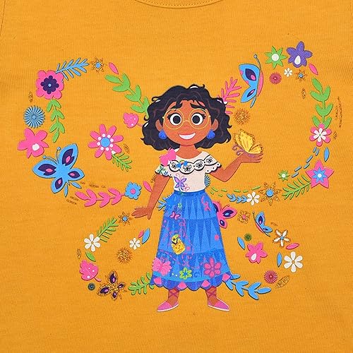 Miniatura 3 de Disney Encanto - Camiseta para niñas pequeñas, niños pequeños y niños grandes, color rosadorado