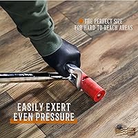 Vista 4 de DCT - Rodillo de presión de costura para suelos de alta resistencia, extensible de 17 a 27 pulgadas, laminado, vinilo, alfombra, azulejo, suelo