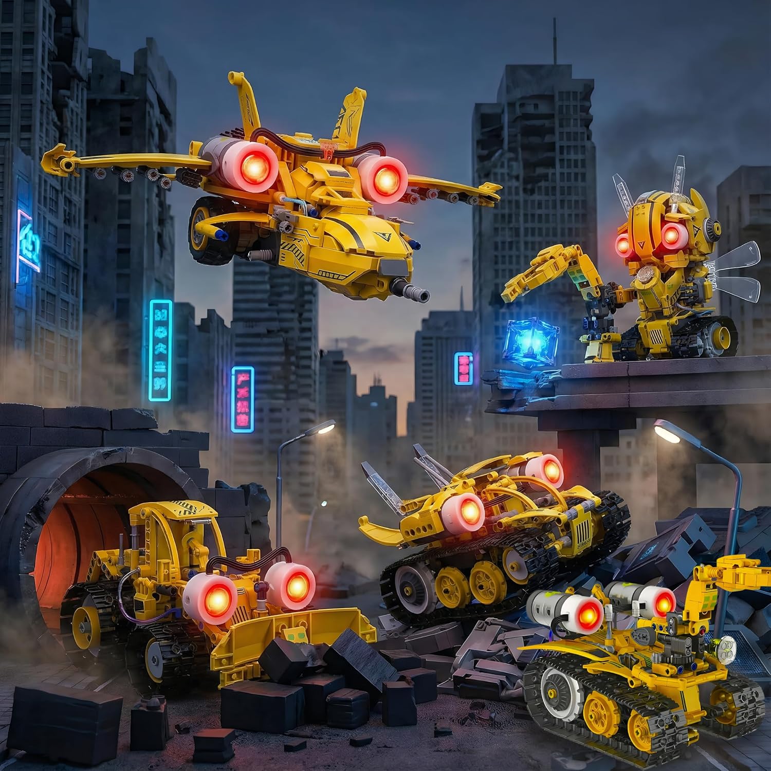STEM Toys, App & Remote Control Excavator for Boys, Science Kit Robotics for Kids Ages 12-16, Educational RC Bulldozer Toy, STEM Kits for Kids Age 12-14, Construction Robot Gift