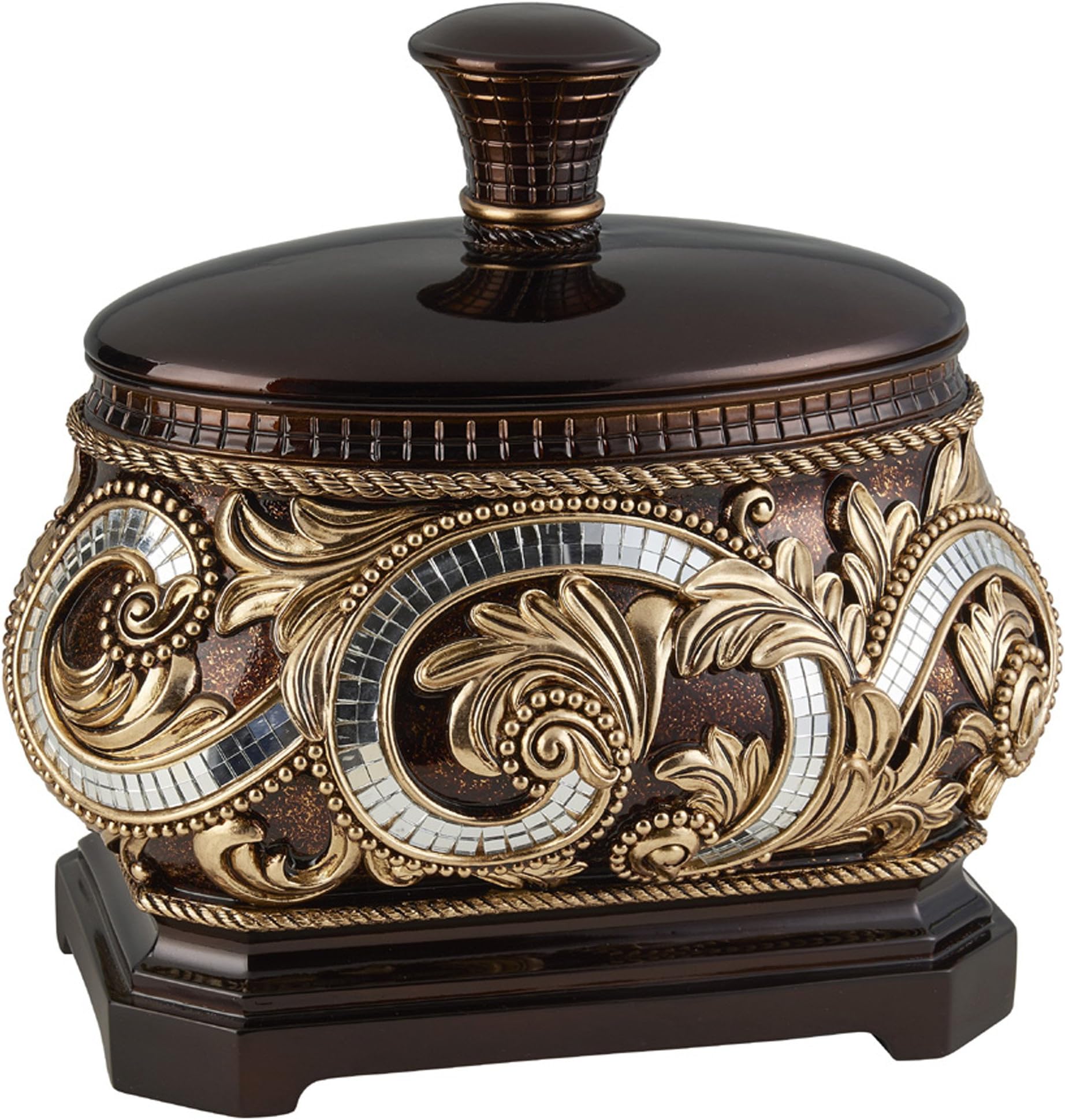 OK Lighting OK-4294JX 11" H Daliyah Decorative Box Decor Box