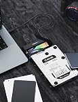 SABRENT M.2 SSD Pièce jointe, NVMe et SATA 2.5" 3.5" disque dur, SSD HDD M2 Convertisseur, avec Clonage hors ligne, USB 3.2 Type C, 2242, 2260, et 2280 Dock + Alimentation électrique, USB C + A Câbles inclus (DS-UCMH)