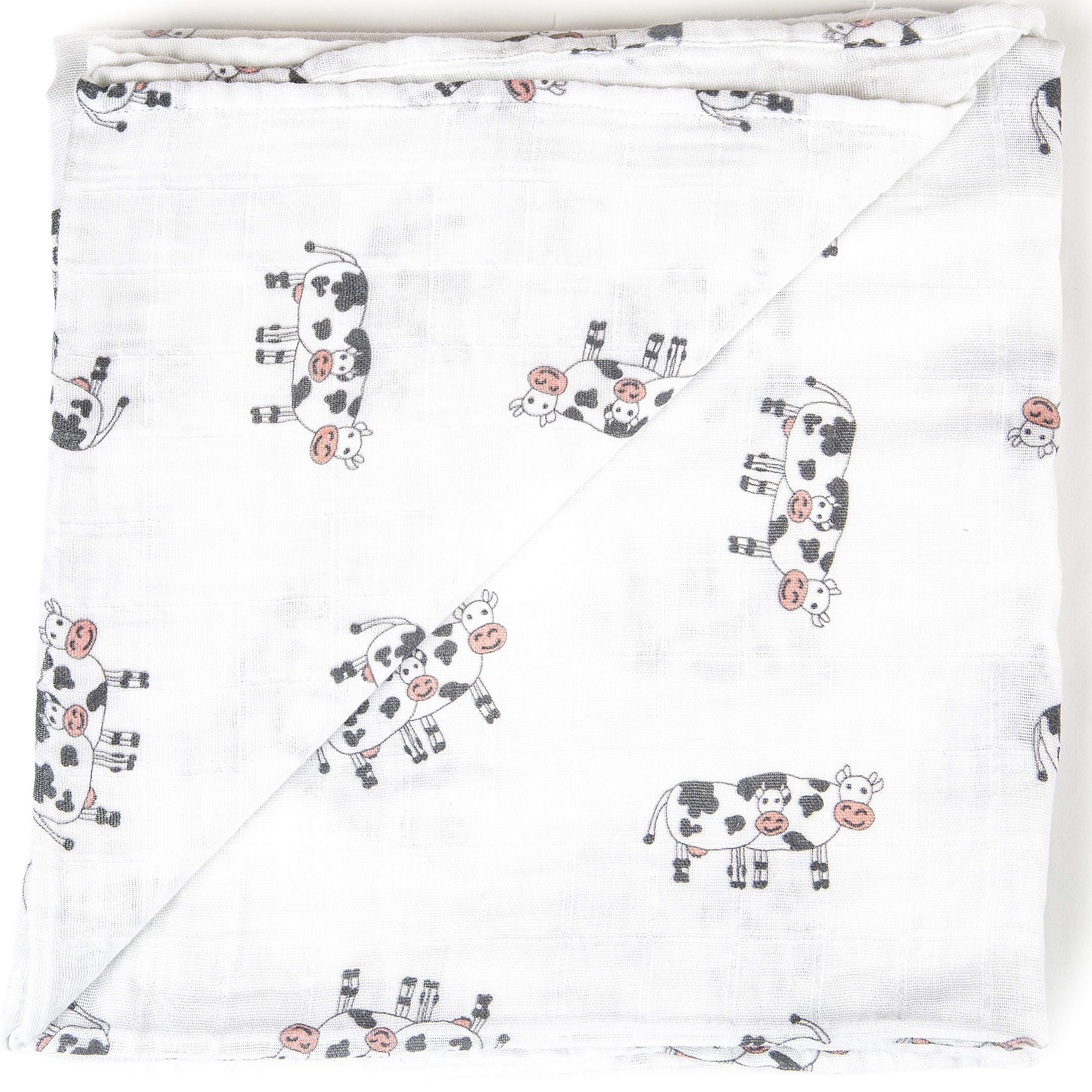 cow print baby blanket