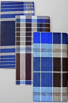 V STITCHED LUNGIES Cotton Lungis for Men,(Multi Colour)||Assorted Checks or Colors_2 Meter